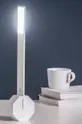 biały Gingko Design lampka bezprzewodowa Octagon