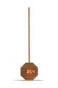 Gingko Design lampă fără fir cu ceas cu alarmă Octagon Plus Clock Desk Light burgundia G012CH