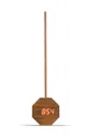 burgundské Bezdrôtová lampa s budíkom Gingko Design Octagon Plus Clock Desk Light Unisex