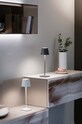 Zafferano lampă de masă led fără fir Poldina Pro gri LD0340N3