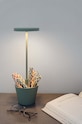 Living și dormitor Zafferano lampă de masă led fără fir Paldina Reverso LD0420G3 verde