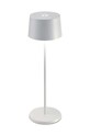 Zafferano lampa stołowa bezprzewodowa led Olivia Pro biały LD0850B3