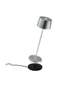 Настольная беспроводная led лампа Zafferano Olivia Pro серый
