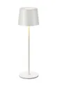 biały Markslöjd lampa stołowa bezprzewodowa Fiore Unisex