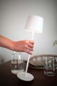 Obývacia izba a spálňa Bezdrôtová stolová lampa Markslöjd Fiore 108654 biela