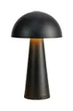 czarny Markslöjd lampa stołowa bezprzewodowa Fungi Unisex