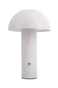 biały Leitmotiv lampa stołowa bezprzewodowa led Unisex
