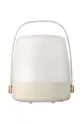 béžová Prenosná led lampa Kooduu Lite-up Sand 2.0 Unisex
