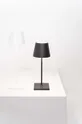 czarny Zafferano lampa bezprzewodowa led Poldina Pro Mini