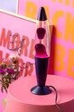 Гостиная и спальня Настольная лампа Leitmotiv Funky Rocket Lava LM2185PU фиолетовой