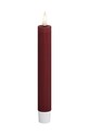 Deluxe Homeart set de lumanari led 2,2 x 15 cm 2-pack RF.0065 burgundia AA00