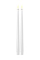Набір свічок led Deluxe Homeart 2,2 x 28 cm 2-pack білий RF.K.0001