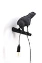 Nástěnná lampa Seletti Bird Lamp Black Looking Left 14737 černá AA00