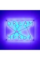 Светодиодное настенное украшение Seletti Dream Merda 13005 голубой AA00