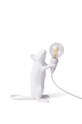 Настільна лампа Seletti Mouse Lamp Step білий 15220.