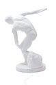 Вітальня та спальня Настільна лампа Seletti Discobolux Lamp 14807. білий