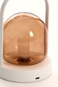 Living și dormitor Light & Living lampă de masă led fără fir Yeremi 1889661 maro
