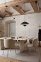 Salon i sypialnia ferm LIVING lampa wisząca Lod Pendant 1104268195 czarny