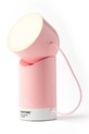 Φορητή λάμπα led Lexon Orbe x Pantone LH88PT.LP ροζ