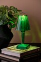 Leitmotiv lampa stołowa led Gem turkusowy LM2262GR
