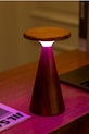 Gingko Design lampa stołowa bezprzewodowa led Sylva Large 21 cm G056L.WT brązowy