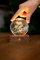 Gingko Design lampa stołowa bezprzewodowa led Amber Crystal Light 9,5 x 8 cm G025CY brązowy AA00