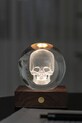 Gingko Design lampa stołowa bezprzewodowa led Amber Crystal Light 9,5 x 8 cm G025SK brązowy AA00