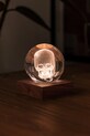 Salon i sypialnia Gingko Design lampa stołowa bezprzewodowa led Amber Crystal Light 9,5 x 8 cm G025SK brązowy