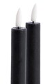 Living și dormitor Light & Living set de lumânări led Alira 22 cm 2-pack 8801912 negru