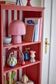 Obývacia izba a spálňa Stolná lampa Bloomingville Paddy 20 x 26,5 cm 82068683 ružová