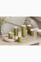 Led sveča Deluxe Homeart Oliven Gronne Fyrfadslys 4 x 4,5 cm 2-pack zelena RF.0091