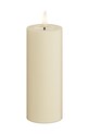 Deluxe Homeart świeca led Cream Bloklys 5 x 12,5 cm