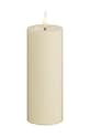 Deluxe Homeart świeca led Cream Bloklys 5 x 12,5 cm