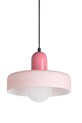Leitmotiv lampa wisząca Opaco Grato 120 x 23 x 25 cm różowy LM2292PI