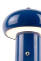 Salon i sypialnia Leitmotiv lampa stołowa bezprzewodowa led Retro Seta 12,5 x 15 cm LM2277BL granatowy