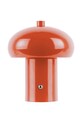 Leitmotiv lampa stołowa bezprzewodowa led Retro Seta 12,5 x 15 cm pomarańczowy LM2277OR