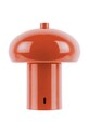 Leitmotiv lampa stołowa bezprzewodowa led Retro Seta 12,5 x 15 cm LM2277OR pomarańczowy AA00