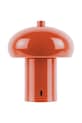 Leitmotiv lampa stołowa bezprzewodowa led Retro Seta 12,5 x 15 cm LM2277OR pomarańczowy AA00