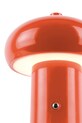 Salon i sypialnia Leitmotiv lampa stołowa bezprzewodowa led Retro Seta 12,5 x 15 cm LM2277OR pomarańczowy