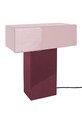Leitmotiv lampa stołowa Grato Recto 35 x 15 cm LM2307PU różowy AA00