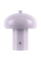 Leitmotiv lampa stołowa bezprzewodowa led Retro Seta 12,5 x 15 cm fioletowy LM2277PU