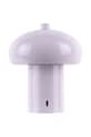 Leitmotiv lampa stołowa bezprzewodowa led Retro Seta 12,5 x 15 cm LM2277PU fioletowy AA00