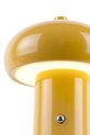 Salon i sypialnia Leitmotiv lampa stołowa bezprzewodowa led Retro Seta 12,5 x 15 cm LM2277YE żółty