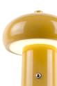 Salon i sypialnia Leitmotiv lampa stołowa bezprzewodowa led Retro Seta 12,5 x 15 cm LM2277YE żółty