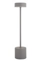 Leitmotiv lampa stołowa bezprzewodowa led Ganar 8 x 8 x 37.5 cm szary LM2279GY