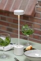 Leitmotiv lampa stołowa bezprzewodowa led Ganar 37,5 x 8 cm biały LM2279WH