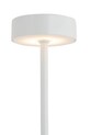 Salon i sypialnia Leitmotiv lampa stołowa bezprzewodowa led Ganar 37,5 x 8 cm LM2279WH biały