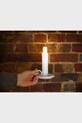 Luckies of London lampka bezprzewodowa ze szkła barwionego biały SK.LIGHTCANDLE3