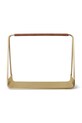 Košara za drva ferm LIVING Port Wood Basket rumena 1104263211