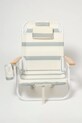 Plážová stolička SunnyLife La Palma Sage Stripe zelená S51DBCPA